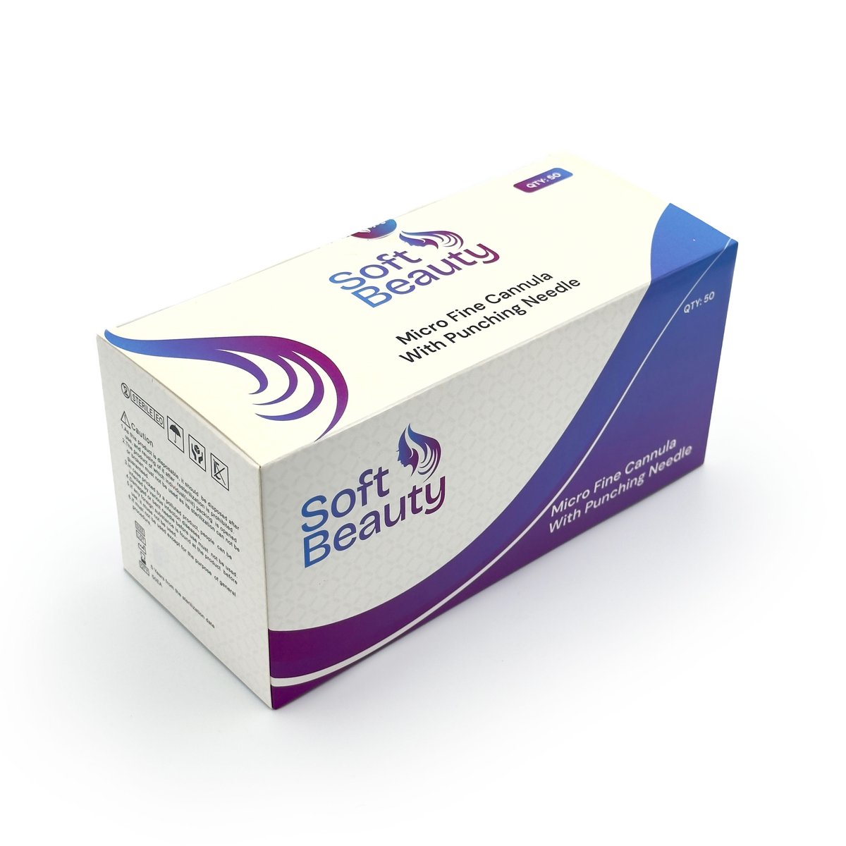 Derma Cannula /Blunt Tip Micro  Fine Cannula For Fillers    -27Gx50mm -Pack of 50/BOX -Soft Beauty 